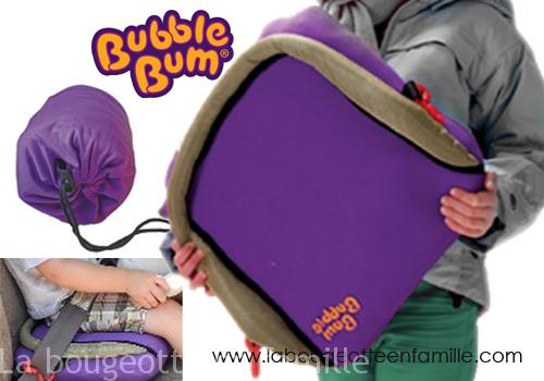 Le Bubble Bum, le réhausseur voiture pour enfant à emmener partout en  voyage : testé et approuvé - La bougeotte en famille